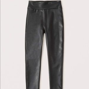 Abercrombie and Fitch Vegan Leather Leggings Small